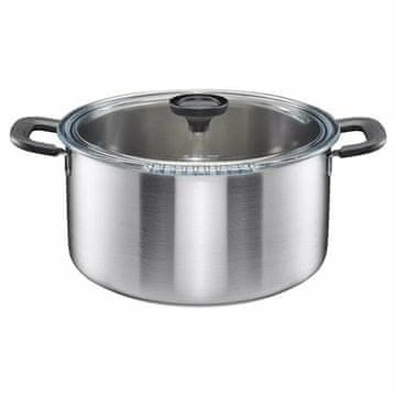 slomart FIS Functional Form lonac s poklopcem 7L, nehrđajući čelik, 24cm