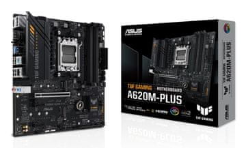slomart ASUS TUF GAMING A620M-PLUS matična ploča, Socket AM5, micro ATX