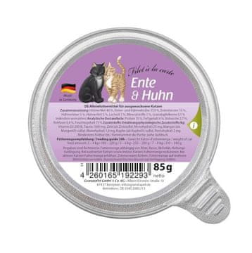 GranataPet GRANATAPET Filet á la carte Duck s piletinom, mokra hrana za mačke, 85g