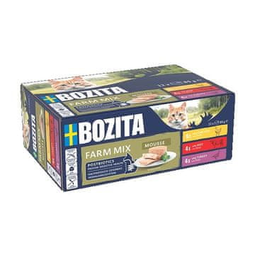 Bozita BOZITA Mousse Mix ocean kutija, mokra hrana za mačke, 12x85g