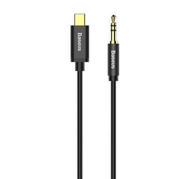 TO Baseus Yiven USB-C na 3.5mm audio kabel, 1.2 m, crni