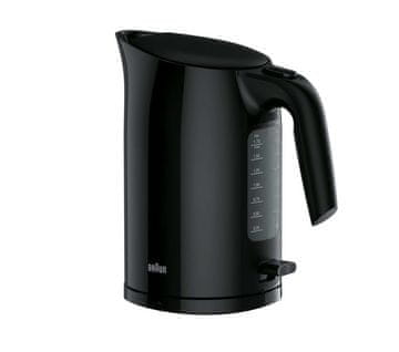 BRA Braun PurEase WK 3100 BK električno kuhalo, 1.7 L, 2200 W, crno