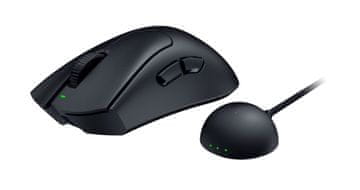 slomart Razer DeathAdder V4 Pro gaming miš, bežični RF + USB, optički, 45000 DPI