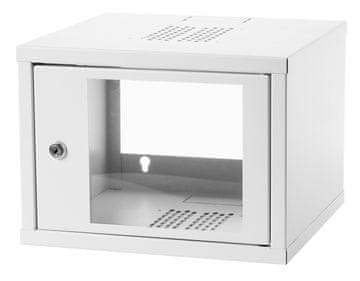 Digitus Digitus CL-19 04U zidni ormar za montažu 4U, sa staklenim vratima, svijetlo siva