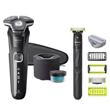 slomart Philips SHAVER Series 5000 S5898/79 električni brijač, mokro i suho brijanje