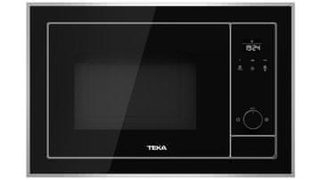 Teka Teka ML 8200 BIS Ugradbena mikrovalna pećnica s grillom, 20 L, 700 W, crna