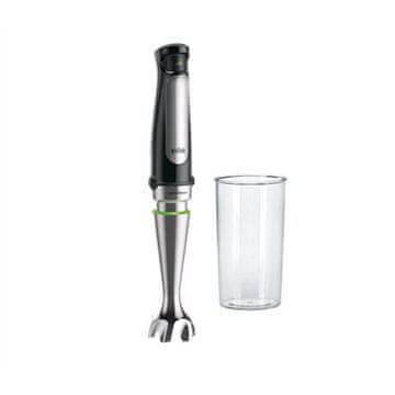 BRA Braun MQ7000X MultiQuick Potopni Mikser, 1000 W, 2 Brzine, Crna/Nehrđajući Čelik