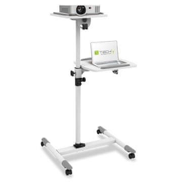 THL Techly ICA-TB TPM-6 univerzalni stalak za prijenosno računalo/projektor, bijeli