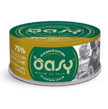 Oasy OASY More Love Piletina s lećom - mokra hrana za mačke - 70g