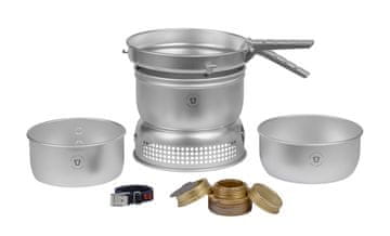 Trangia TRANGIA STOVE 25-1/UL Set posuđa za kuhanje, 1.75L + 1.5L, srebrni