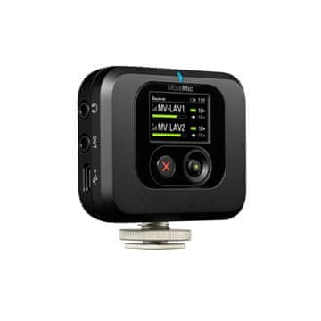 Shure Shure MV-R-Z6 bežični prijemnik mikrofona, nosač za kameru, crni