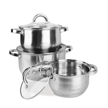 MAESTRO Maestro MR-2120-6L Set Lonaca od 6 Dijelova od Nehrđajućeg Čelika