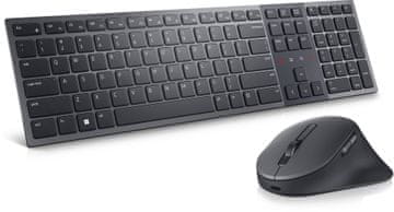 slomart DELL Pro Premium Collaboration Tipkovnica i Miš KM900 - Njemački (QWERTZ), Grafitna