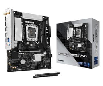 Asr ASRock H810M-X Gen5 WiFi matična ploča, Intel H810, LGA 1851, Micro ATX