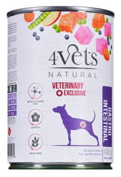 4VETS 4VETS Natural Gastro Intestinal Dog - mokra hrana za pse - 400 g