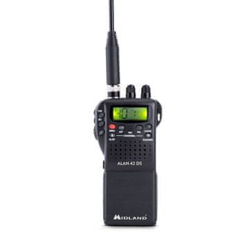 Midland Midland C1267 dvosmjerni radio, 40 kanala, 26.565-27.99125 MHz, crna