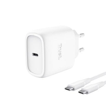 Trust Trust Maxo 45W univerzalni punjač, USB-C PD, bijeli