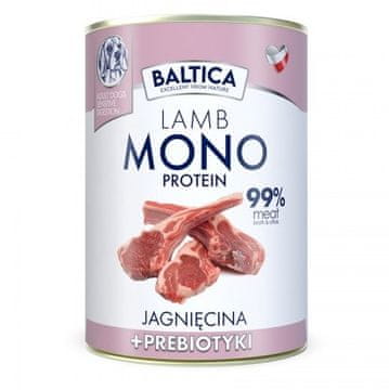 slomart BALTICA Nutraceutic Monoprotein janjetina s prebioticima - mokra hrana za pse - 400g