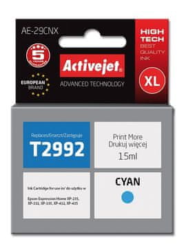 ActiveJet Activejet AE-29CNX tinta za Epson 29XL, cijan, 15 ml