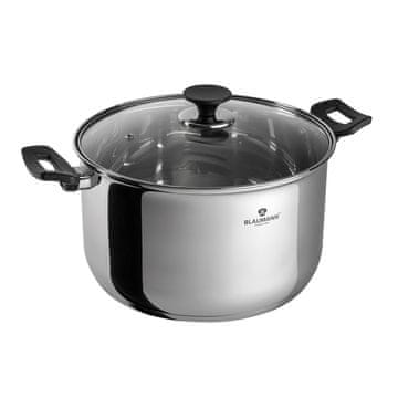 Blaumann 26 cm lonac od nehrđajućeg čelika s poklopcem, Gourmet Line
