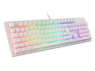 slomart Genesis Thor 303 FR RGB mehanička tipkovnica, smeđi prekidači, bijela
