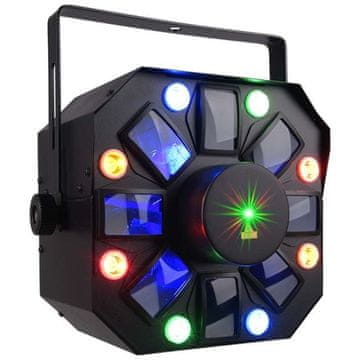 slomart LIGHT4ME OCTALED disco svjetlosni efekt RGBWA cvijet