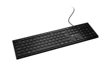 NAT Natec Herring US Multimedijska Slim Tastatura, Žičana, Crna