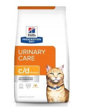 Hill's Prescription Diet Feline c/d Urinary Care Multicare piletina 8 kg