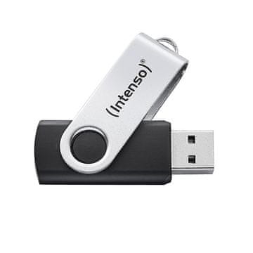 Čištín Intenso Office Line USB stick 256 GB, USB-A 3.2 Gen 1, crno-srebrni