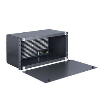 slomart BCS BCS-RACK5U ormar za opremu, 5U, širina 19 inča, crna/siva