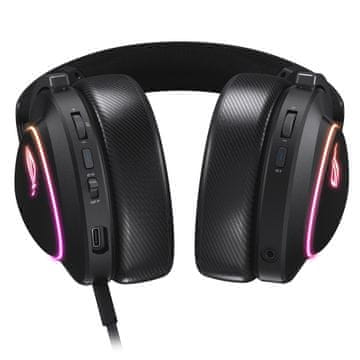 slomart ASUS ROG Delta II gaming slušalice, USB-C, višebojno osvjetljenje