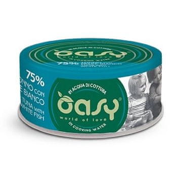 Oasy OASY More Love - mokra hrana za mačke, tuna s bijelom ribom - 70g