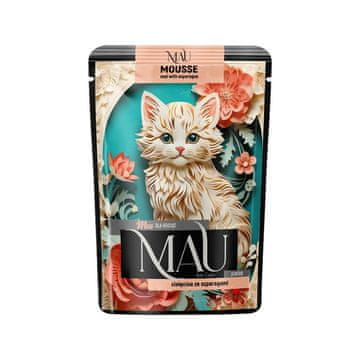 dnt MAU Mousse Junior Hrana za mačiće - teleći s šparogama, 85 g