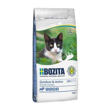 Bozita BOZITA Outdoor & Active suha hrana za mačke Los s dodatkom lososa - 2kg