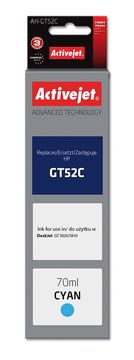ActiveJet Aptel Activejet AH-GT52C boca cijan tinte (HP GT52C M0H54AE), 70 ml