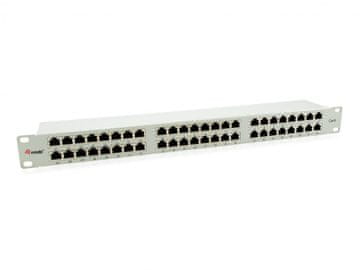 Equip Equip 650031 Patch Panel 48-portni Cat.6 za montažu u ormar, svijetlo sivi