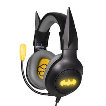 slomart Blade Gaming FR-TEC Batman gaming slušalice s odvojivim ušima, žute i crne