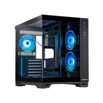 Chieftec Chieftec Visio GM-30B-TG-OP PC kućište Cube, crno, kaljeno staklo