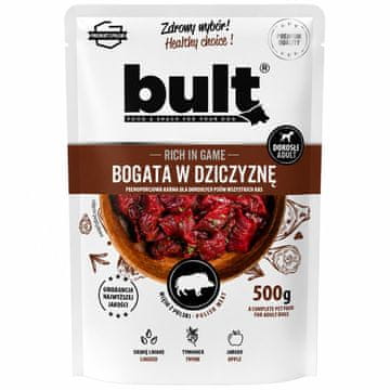 BULT BTU Bogato divljači - mokra hrana za pse - 500g