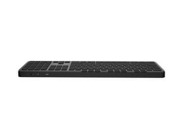 Natec NATEC MEDUSA bežična tipkovnica BT + 2.4GHZ X-Scissor Slim - crna