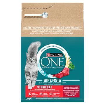 Purina PURINA One Bifensis Sterilcat s govedinom - hrana za mačke - 2.8kg