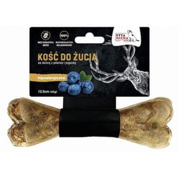 slomart SYTA MICHA jelenova koža i bobi bobica - pseća poslastica - 13,5 cm