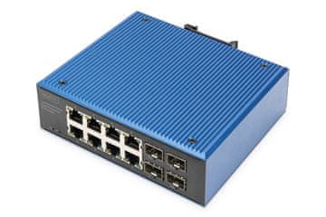 Digitus Digitus DN-650108 industrijski mrežni PoE prekidač 12-portni Gigabit Ethernet