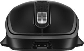 HP 510 Ultra-Fast Rechargeable Wireless Mouse, Crni, Ambidextrous