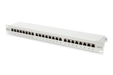 Digitus Digitus DN-91624S Patch panel, 1U, 24 RJ45 porta, bijeli
