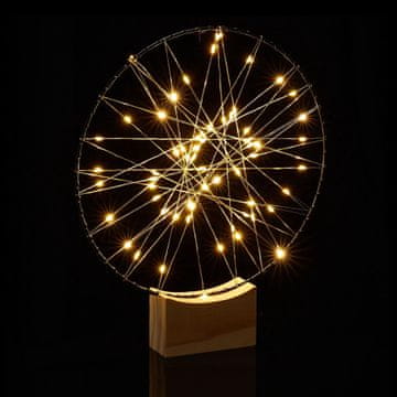 Northix LED prstenasta dekoracija 25 cm