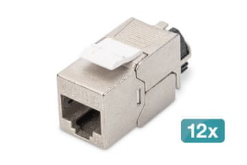 slomart Digitus CAT 6A Keystone modul, oklopljen, 12 komada