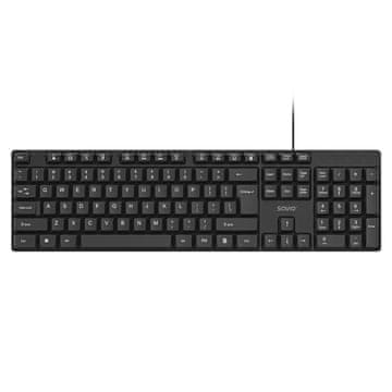 SAVIO Savio KB-01 tipkovnica za dom/ured, USB, crna