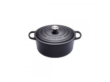 slomart Le Creuset Signature okrugla posuda za pečenje 20 cm, crna