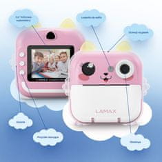 Kids LAMAX InstaKid2 Plus dječja kamera, roza